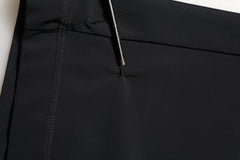 Dolce & Gabbana Black DGVIB3 Stretch Jersey Midi Pencil Cut Skirt