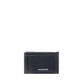 Balenciaga Black Lamb Ovis Aries Aries Wallet