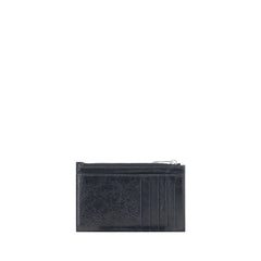 Balenciaga Black Lamb Ovis Aries Aries Wallet