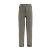 Brunello Cucinelli Bicolor Cotton Jeans Denim