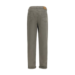 Brunello Cucinelli Bicolor Cotton Jeans Denim