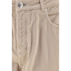 Brunello Cucinelli Beige Cotton Casual Pants