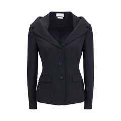 Alexander McQueen Black Wool Oves Aries Full-Length Jacket