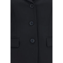 Alexander McQueen Black Wool Oves Aries Full-Length Jacket