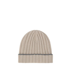Brunello Cucinelli Brown Cashmere Beanie