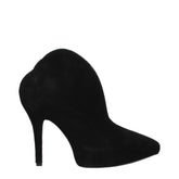 Alaïa Black Leather Ankle Boots