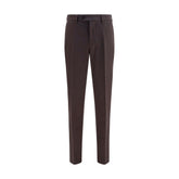 Brunello Cucinelli Brown Cotton Casual Pants
