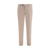 Brunello Cucinelli Beige Cotton Casual Pants