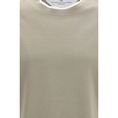 Brunello Cucinelli Bicolor Cotton T-Shirt