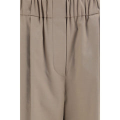 Brunello Cucinelli Beige Cotton Casual Pants