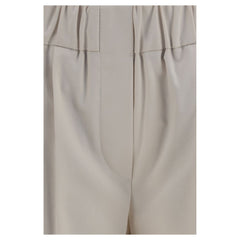 Brunello Cucinelli Beige Cotton Casual Pants