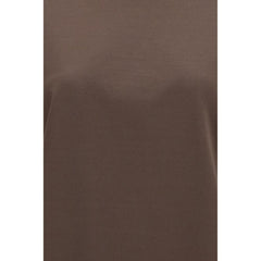 Brunello Cucinelli Brown Cotton T-Shirt