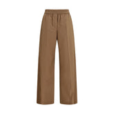 Brunello Cucinelli Brown Cotton Casual Pants
