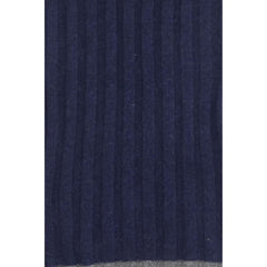 Brunello Cucinelli Blue Cashmere Foulard