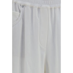 Brunello Cucinelli White Cotton Bermuda Shorts