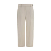 Brunello Cucinelli Beige Viscose Casual Pants