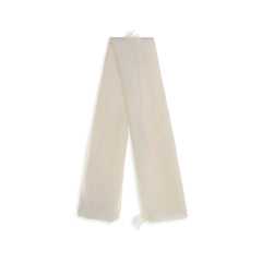 Brunello Cucinelli White Cashmere Foulard