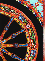 Dolce & Gabbana Multicolor Silk Scarf
