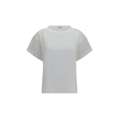 Brunello Cucinelli White Cotton T-Shirt