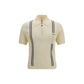 Versace Beige Cotton Polo Shirt