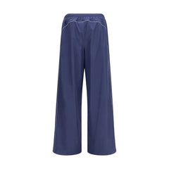 Balenciaga Blue Cotton Athletic Pants