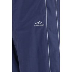 Balenciaga Blue Cotton Athletic Pants