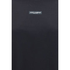 Dolce & Gabbana Black Cotton T-Shirt