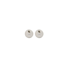 Versace Gray Brass Earrings