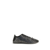 Balenciaga Black Calf Leather Bos Taurus Athletic Sneakers