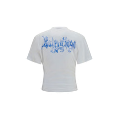 Balenciaga White Cotton T-Shirt