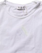 Brunello Cucinelli White SleeveLess Crew Neck Tank Blouse Top