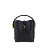 Saint Laurent Black Calf Leather Bos Taurus Shoulder Bag