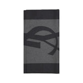 Saint Laurent Gray Silk Scarf