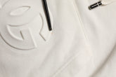 Dolce & Gabbana White Logo Hooded PulloverSweatshirt Sweater