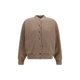 Brunello Cucinelli Beige Cashmere Bomber