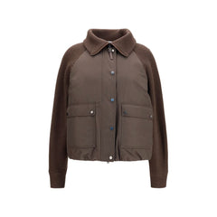 Brunello Cucinelli Brown Polyester Full-Length Jacket