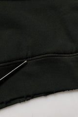 Dolce & Gabbana Black Cotton Crew Neck Men Sweatshirt Sweater