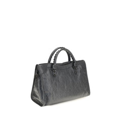Balenciaga Gray Lamb Ovis Aries Shoulder Bag