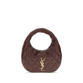 Saint Laurent Brown Lamb Ovis Aries Aries Handbag