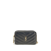 Saint Laurent Black Lamb Ovis Aries Aries Shoulder Bag
