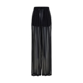 Dolce & Gabbana Black Silk Casual Pants