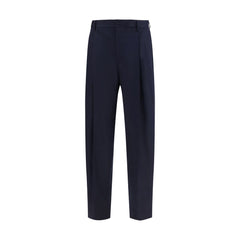 Dolce & Gabbana Blue Wool Oves Aries Dress Pants