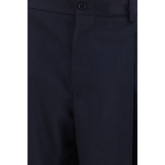 Dolce & Gabbana Blue Wool Oves Aries Dress Pants