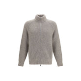 Brunello Cucinelli Gray Cashmere Cardigan