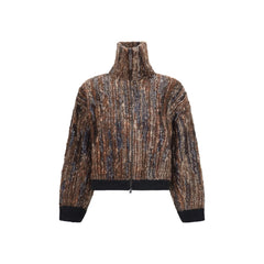 Brunello Cucinelli Brown Mohair Full-Length Jacket