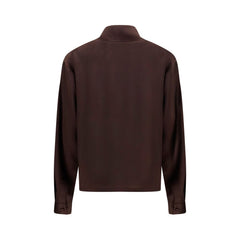 Tom Ford Brown Silk Dress Shirt