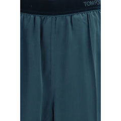 Tom Ford Blue Silk Casual Pants