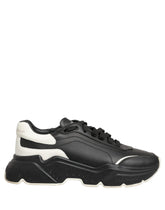 Dolce & Gabbana Black White Daymaster Low Top Sneakers Shoes