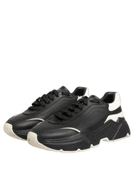 Dolce & Gabbana Black White Daymaster Low Top Sneakers Shoes