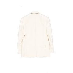Brunello Cucinelli White Viscose Blazer